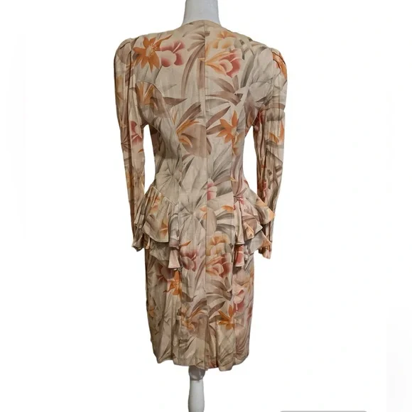 Young Edwardian Vintage 80s Floral Dress